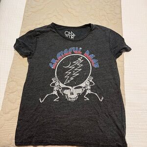 Grateful Dead Womens Graphic Tee - Black